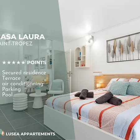 Casa Laura -parking - Pool アパート サントロペ